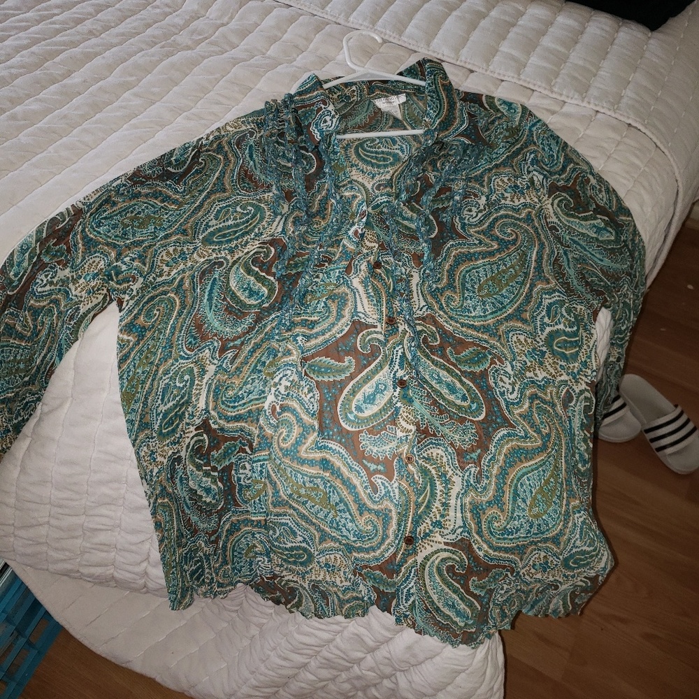 Button down blouse - Picture 3 of 6